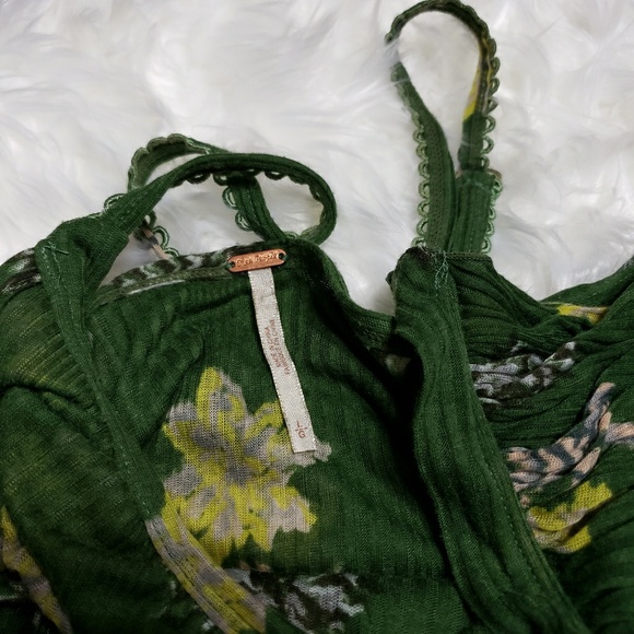 Free People | Top Green  | L |  sleeveless - Picture 6 of 6